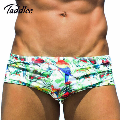 

Taddlee Brand Mens Sexy Swimwear Купальники Плавательные боксерские сундуки Surf Beach Board Шорты Gay Men Swim Briefs Бикини Европа Размер