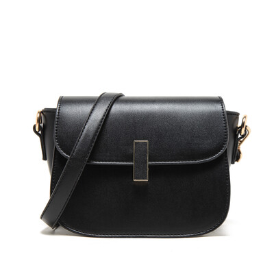 

MICOCAH Women Bag PU Leather Simple Solid Color Rotate Buckle Shoulder Messenger Bag CH50003