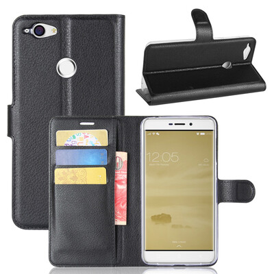 

GANGXUN Blackview R7 Чехол из высококачественной кожи PU с флип-чехол Kickstand Anti-shock Кошелек для Blackview R7
