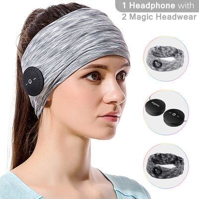 

Bluetooth Magic Headphone Headband Sweatband for Women & Man Running Yoga Workout Sleeping Fitness Cycling Multi-functional
