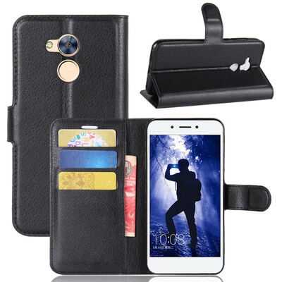 

GANGXUN Huawei Honor 6A Case High Quality PU Leather Flip Cover Kickstand Anti-shock Wallet Case for Huawei Honor 6A