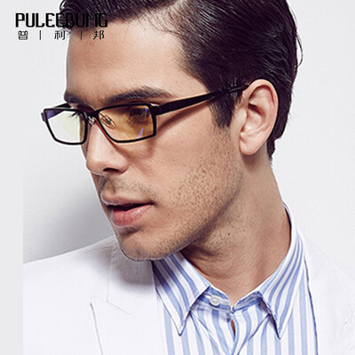 

PuLeeBumG Мужская Full Frame Flat Зеркало Алюминиево-магниевые оптические очки Мужские очки против очков Blu-ray для мужчин P202
