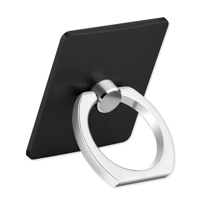 

YOMO Finger Ring Grip Smartphone Stand Bracket Holder Black