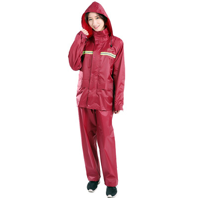

Heavenly luminous type double raincoat suit N211-7AX sauce red M