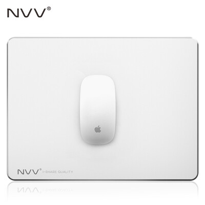 

NVV M2L-S aluminum alloy mouse pad large office game gaming metal mouse pad silver