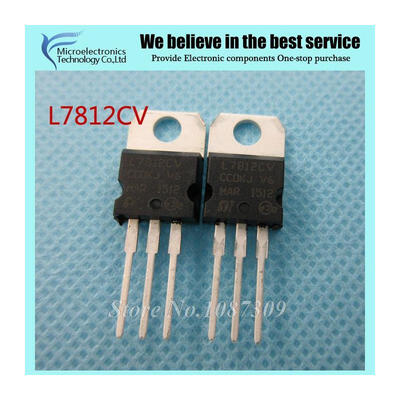 

20pcs free shipping L7812CV L7812 KA7812 MC7812 Voltage Regulator 12V 1.5A TO-220 new original