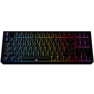 

Фильмы этап (Настаивайте) G55 RGB PRO 87 механическая игра кнопка с подсветкой клавиатуры Cherry Черри Грин оси