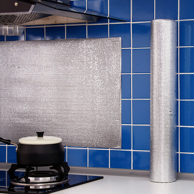 

Запуск Европа Чжэ фольги анти-дым бумага наклейки кухня стенного шкафа ящик подушка подушка прикреплена водонепроницаемая 45 * 1000 см