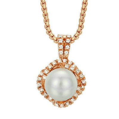 

Yoursfs @ Классический круглый кулон ожерелье имитация жемчужина Fine Jewelry