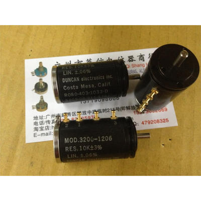 

MOD 3200-1206 10K tapped multi-turn wirewound potentiometers 4 Wiring feet substitute-12S