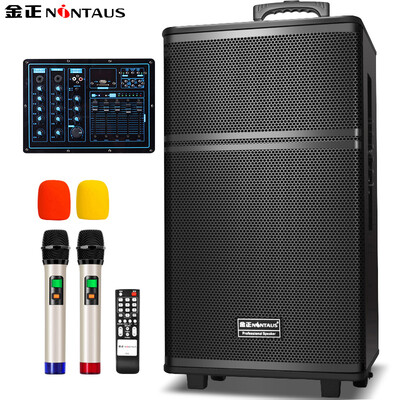 

NINTAUS N15-1 15-inch Bluetooth Square Dance Audio Speaker High-power Professional Stage Mixer Subwoofer Recording U Section Wireless Microphone Amplifier