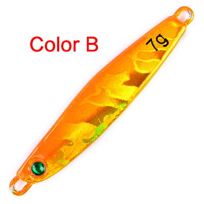 

1PC Fishing Lure Lead 7g Lead Fish No Hook 5 Color Fishing Bait Casting Lure Fishing Tackle