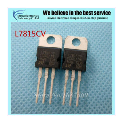 

10pcs free shipping L7815CV L7815 KA7815 MC7815 Voltage Regulator 15V 1.5A TO-220 new original