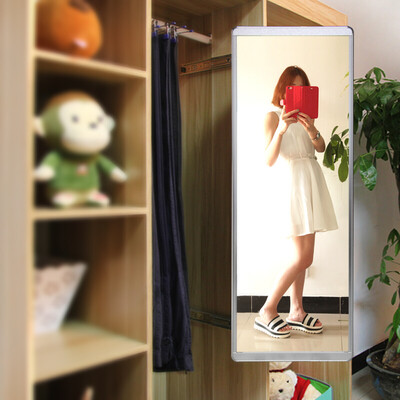 

New Yue Chang Hui wardrobe mirror push-pull mirror telescopic mirror rotating dress mirror body folding test mirror 100 40 charm silver XYJXJ100