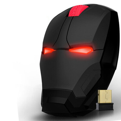 

Personality Iron Man wireless gaming mouse as gift for men's