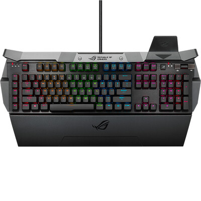 

ASUS GK2000 RGB ROG Player Country E-sports Mechanical Game Keyboard Black Cherry RGB Red Axis Jedi Life Eat Chicken Keyboard