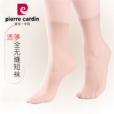 

Jingdong supermarket] Pierre Cardin short silk socks female 6 pairs of thin seamless sexy wild all seamless loose mouth rhombus network socks deep skin color are all PC220001-72x6