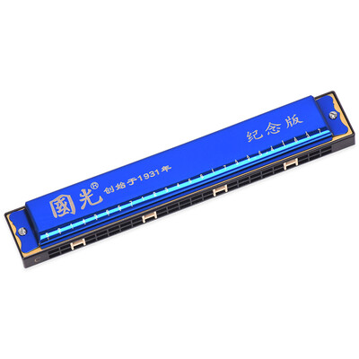 

Guoguang GG24A-6 24-луночное юбилейное издание Полифония C гармоника жемчужно-синяя