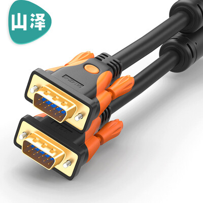 

Shanze SAMZHE HD dual magnetic ring VGA cable 3 9 core needle needle engineering gold-plated version of the computer projector display video line data signal line 30 meters VM-9300