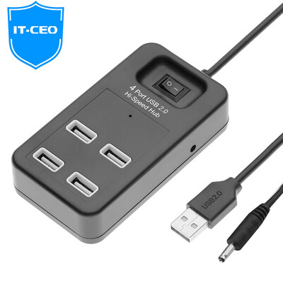

IT-CEO USB2.0 сплиттер высокоскоростное расширение перетаскивания более четырех интерфейсов конвертер ноутбук настольный компьютер 4 HUB концентратор черный W1HUB-4U2A