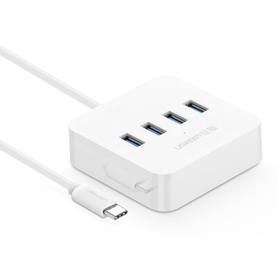 

Type-C трансфицировали с зеленым сплиттером расширением USB3.0 хаб HUB USB-адаптером C линии передачи данных поддерживает Apple, новый Macbook Air просо Huawei MateBook 40379