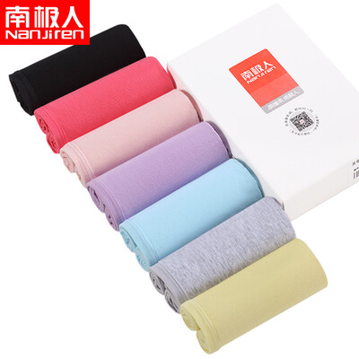 

Antarctic Nanjiren Women&39s underwear Candy-colored triangular underwear Sexy low-waist breathable comfortable printing candy color Women&39s style 7 boxed box M