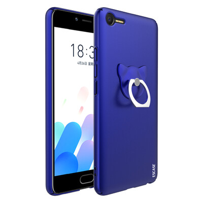 

ESCASE Синего Шарм Meizu E2 мобильного телефон оболочка отправить съемное кольцо пряжке серия краски все включено ощущени коже твердой оболочки защитному рукаву 5,5 дюймов Aurora голубых