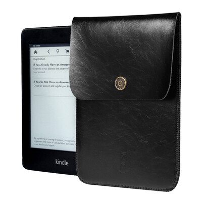 

Kashu Kindle protective cover paperwhite958 499558 voyage e-book collection universal protective leather case elegant black