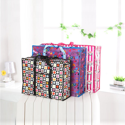 

Melody waterproof moving bag 4 duffel bag shopping bag quilt storage bag woven bag portable bag 705023cm