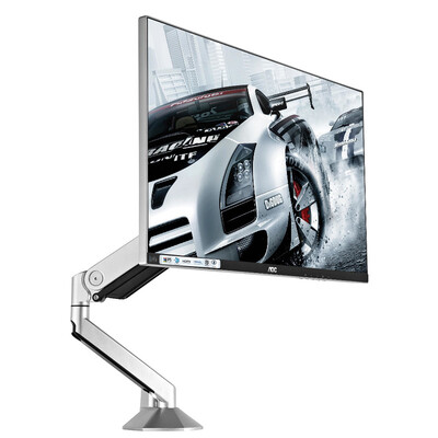 

AOC silver single screen SSX01 monitor stand free hover 360 ° rotation lift computer stand