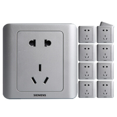 

Siemens (SIEMENS) 5UB01061CC122 переключатель гнездо видение серия пять отверстий десять загружено (цвет серебристый)