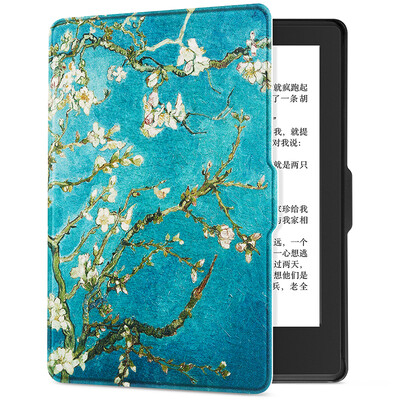 

Pottery fit Kindle 558 version of the protective cover / shell painting series new Kindle e-book sleeping gloves Van Gogh apricot