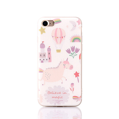 

Fashion Fairy Tale Horse 3d Relief Painted Soft Silicone Tpu Back Cover Case For Apple Iphone 6 6s 7 Plus Case