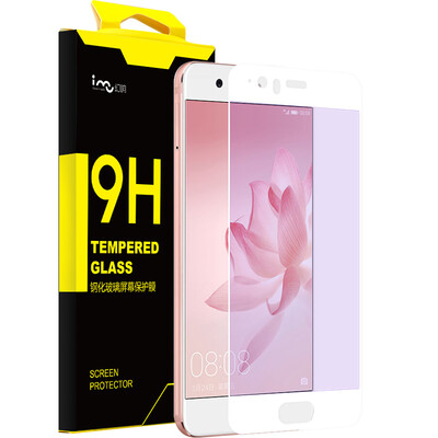 

(I-mu) Huawei P10 Plus закаленная пленка полноэкранная анти-синяя пленка из стали высокой четкости с взрывозащитой стеклянная пленка 5,5 дюймов белый (отправить пленочный инструмент)