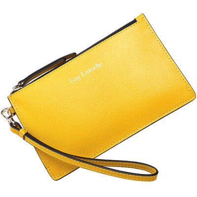 

Guy Laroche кожаные сумочки сумочки молния женский кошелек GS4100001-11 желтый