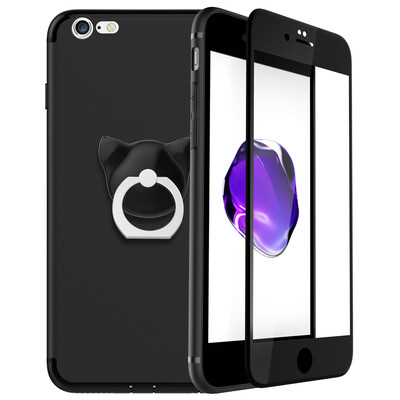 

【Отправить сталь】 ESCASE Apple iPhone6 ​​/ 6s мобильный телефон раковина секунд изменения Apple 7 все включено скраб борьба мягкая оболочка защитная крышка джентльмен черный