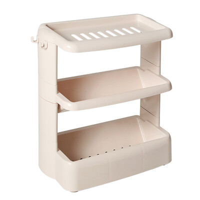 

Revitalization multi-purpose bathroom three-tier racks give seven bath balls 2 use racks soap rack toothbrush holder thickening stable storage rack bath ball CHM1349 gift SAM7771