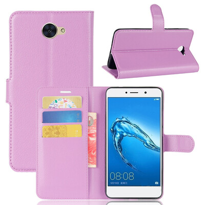 

GANGXUN Huawei Y7 Чехол из высококачественной кожи PU с флип-чехлом Kickstand Anti-shock Кошелек для Huawei Y7