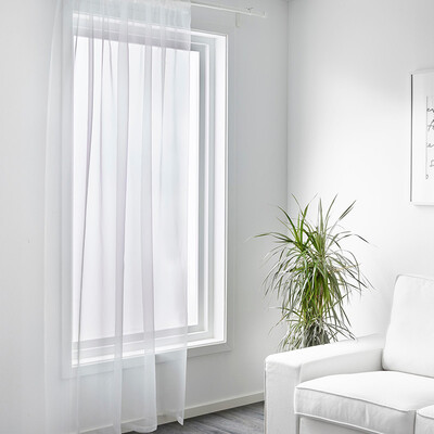

FOOJO light transparent Ying white curtain finished 2 meters wide * 2.7 meters high