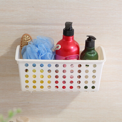 

Jingdong supermarket] Long Shida (LONGSTAR) bathroom shelves shelves small long side to absorb the admission grid LJ-0638