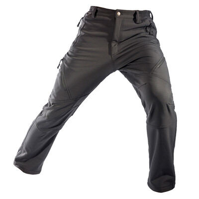 

FREE SOLDIER Outdoor Sport Tactical Climbing And Hiking Pants For Men Soft-Shell Fleece FabricInstant Waterproof Windproof Pant