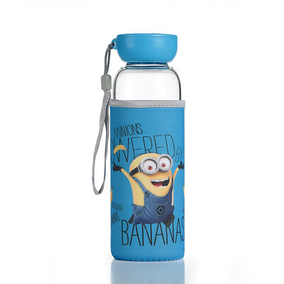 

LONGSTAR Little Lok Man Lok Men & Women&39s Fountain 500ml With Cup Set Anti-Hot Student Sports Water Cup Sky Blue CH-8150
