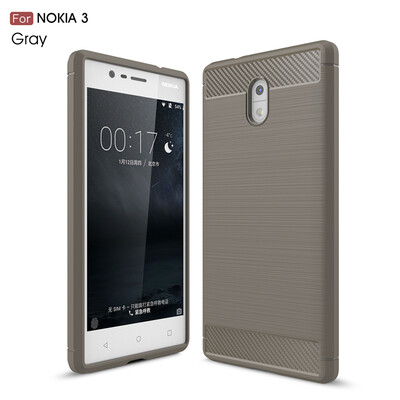 

GANGXUN Nokia 3 Case Anti-Slippery Устойчивая к царапинам легкая мягкая задняя крышка из кремния для Nokia 3