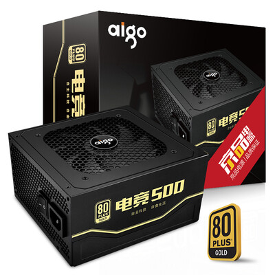 

Патриот (Aigo) номинальная 500 500W настольных игровой компьютер мощность (полное золото напряжение / полный мост резонансный контур / пять новых)