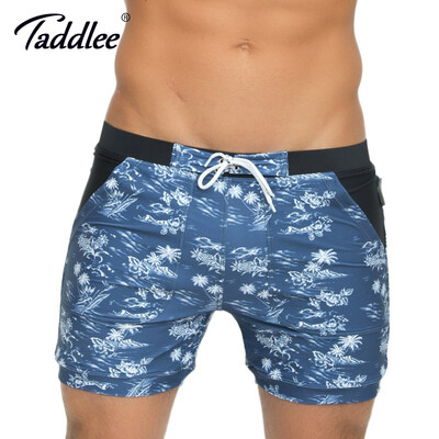 

Taddlee Brand Men Swimwear Swimsuits Beach Board Surfing Shorts Plus Big Size Traditional  Basic Swim Boxer Trunks Bath Suits