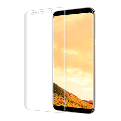 

2 Pack Lonkey Samsung S8 mobile phone film G9550 full-screen cover film TPU non-steel film protective film for Samsung Galaxy S8