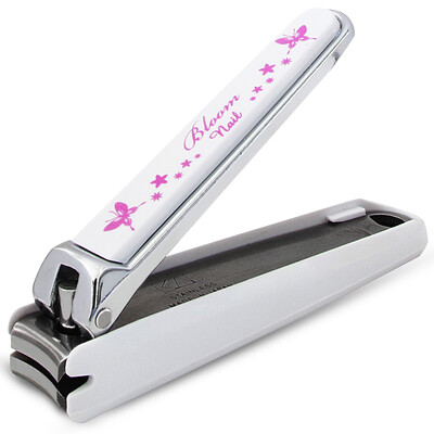 

Jingdong Supermarket] Bei India (KAI) pink series of new nail clippers trumpet 1 (anti-splash U-type receiver box cross-file grille pieces bent nail scissors