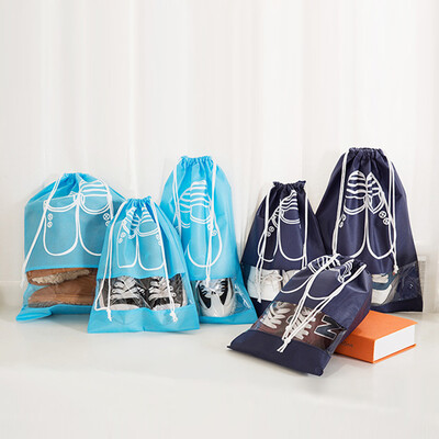 

Space workshop non-woven shoes storage bag travel shoes bag drawstring beam dust-proof shoes bag 10 big 10 2 color