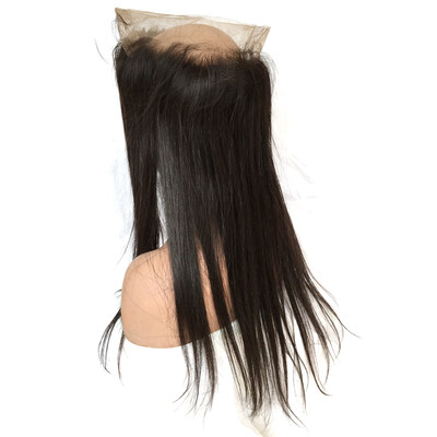 

QDKZJ 360 Lace Frontal Closure Lace Frontals With Baby Hair Piece Brazilian Virgin Hair Straight Frontal Lace Closure Seven Hai