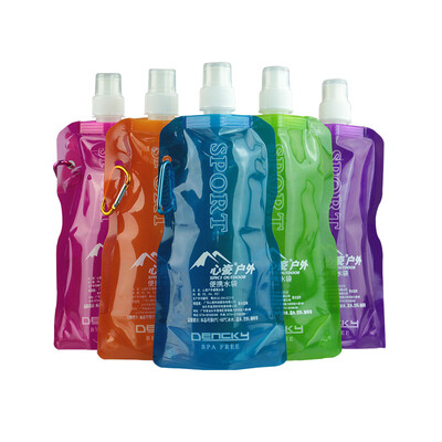 

Сердце фарфора XINCI спорт на открытом воздухе оборудование мешок портативного складного мешок открытой воды сумка спортивных бутылки 480ml * 5 / коробка